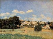Alfred Sisley View of Marly-le-Roi-Sunshine oil on canvas